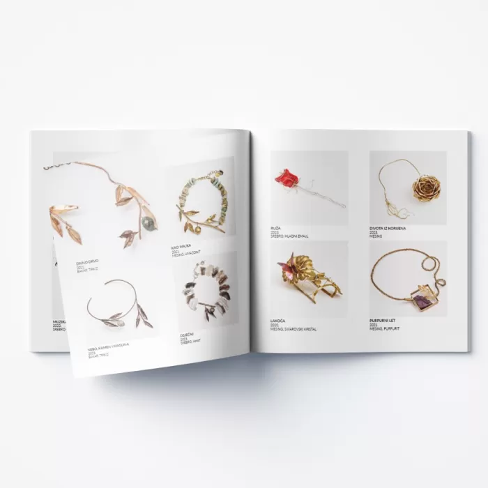 Dizajn kataloga i vizuala za izložbu Dalije Katavić u galeriji Cloverfield