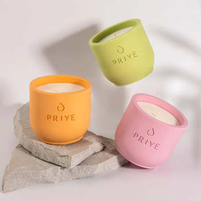 Product i lifestyle fotografija svijeća za zagrebački brend Priye