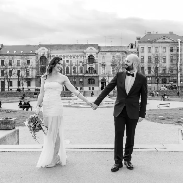 L&M - Malo vjenčanje u Zagrebu – fotografiranje na Zrinjevcu i Tomislavcu